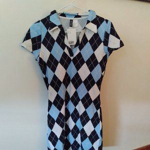 H&M Plaid Polo Dress